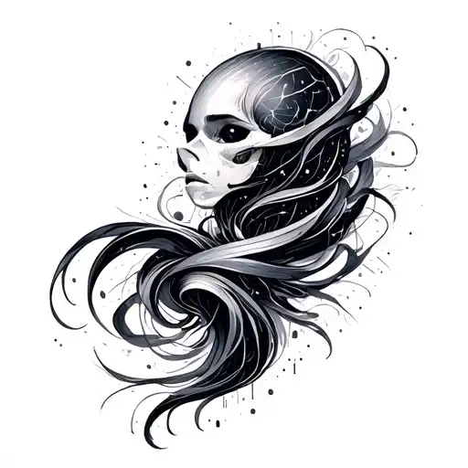 Computer Code Flowing