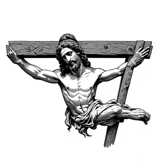 Jesus Crucified Edgy And Glorious