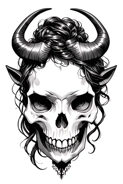 Skull Taurus Girl