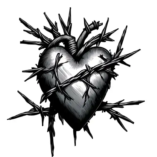 Barbed Wire Heart