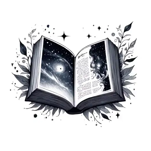 Book And Galaxy