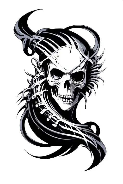 Hr Giger Biomechanical Sleeve