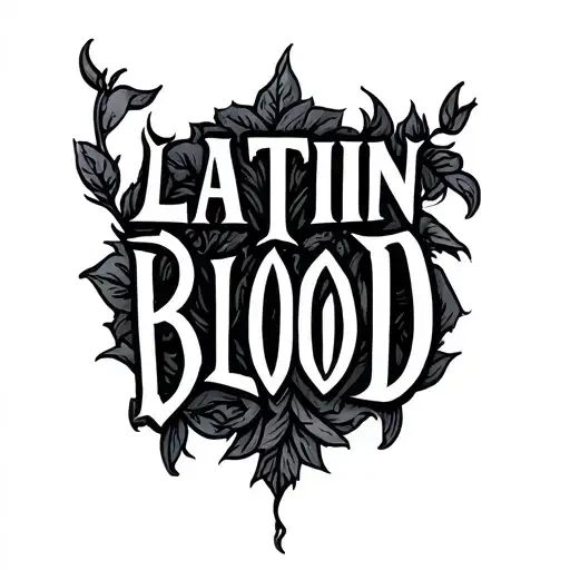 Latin Blood Phrase