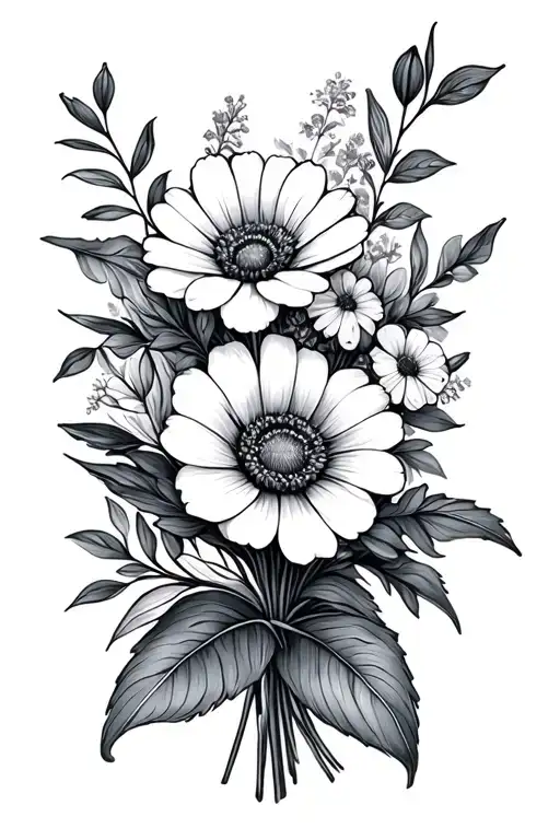 June And November Birth Flower Bouquet