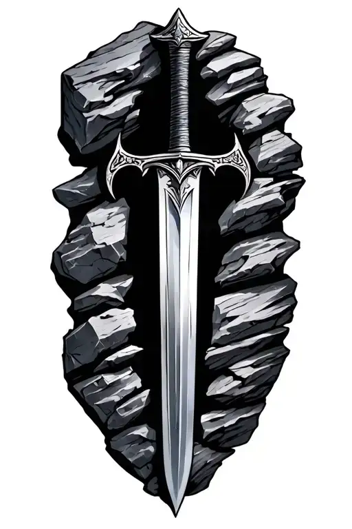 Sword Stuck In Stone