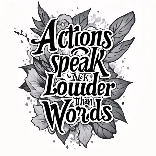 Actions Speak Louder Than Words