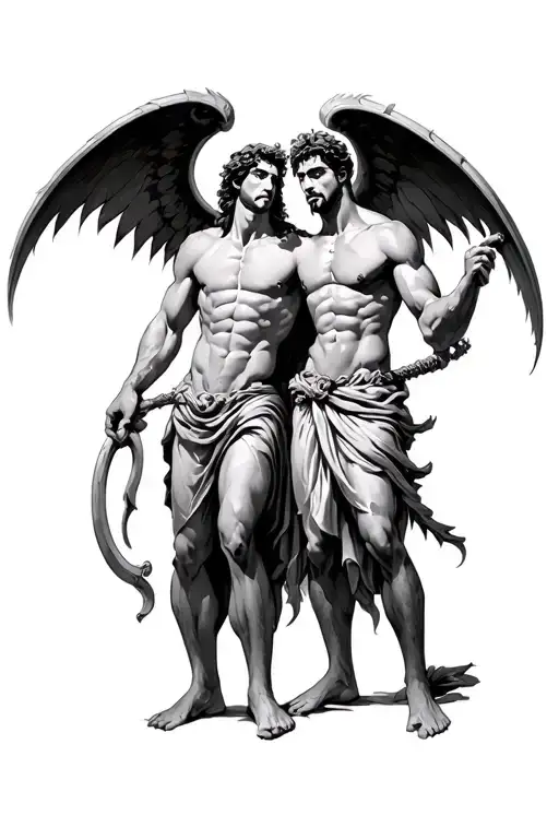 Icurus And Hercules Greek Mythology