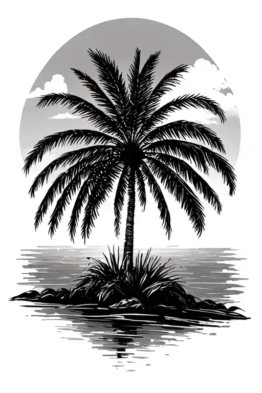 Palm Tree Silhouette