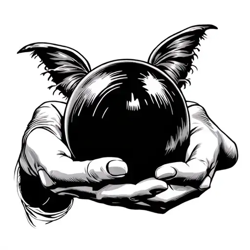 Grandmother Giving Ball To Kid Only Hands Showing