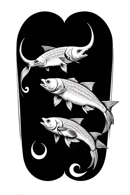 Bull And Fish Couple