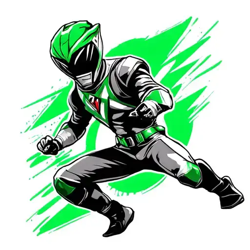 Green Power Ranger Coin