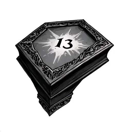 Coffin With Number 13 Incorporated