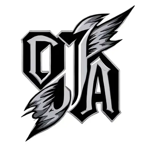 The Initials Eja With A Lightening Bult