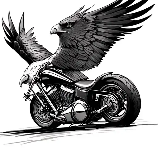 Harley Davidson Motorcycle Eagle