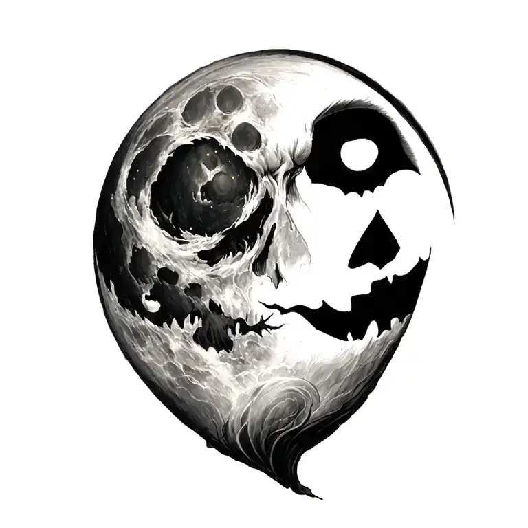 Moon And Halloween