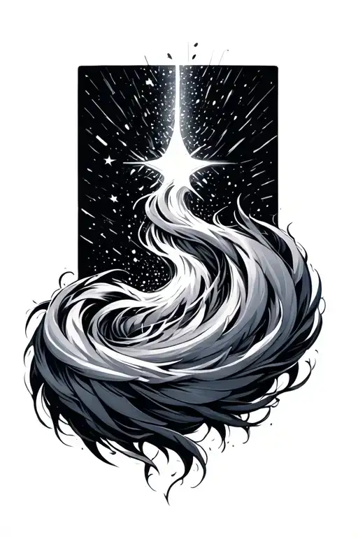 Stardust Trailing Upwards Turning