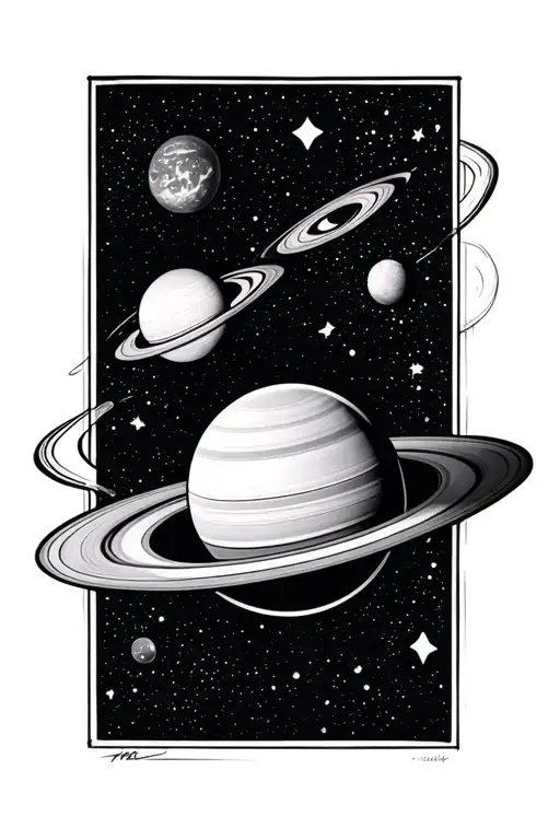 And Saturn Stars Forming