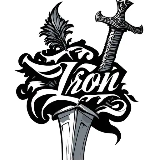 Word Kris & Zion On Top Of A Dagger