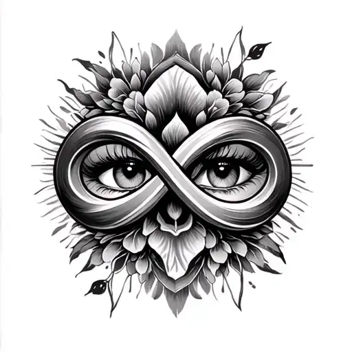 Show Me The Name Deepika Inside The Infinity Symbol For