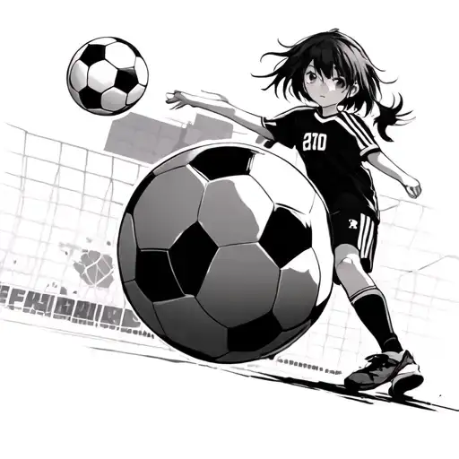 Soccer Ball Anime Character