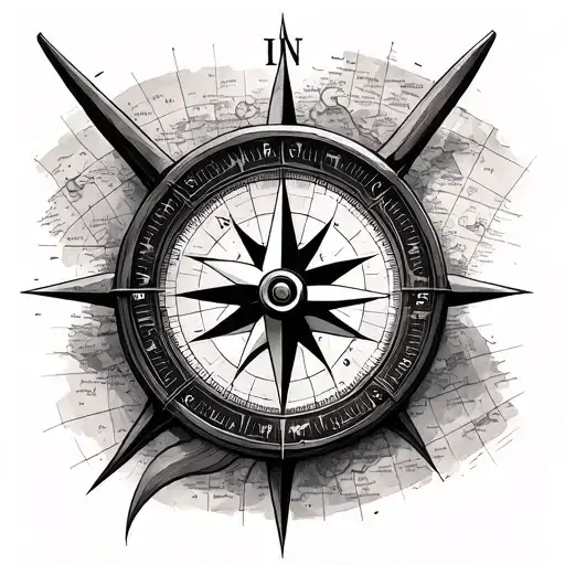 Compass And Map