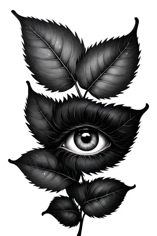 Leaves But The Leaves Have An Eye Inside