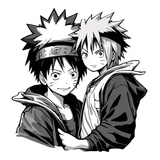Luffy And Naruto Uzumaki