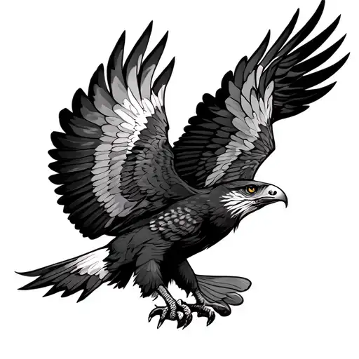 Flying Hawk Fighting Stress Relief