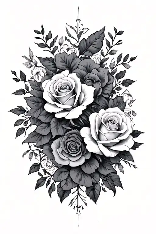 Virgo And Gemini Zodiac With Roses