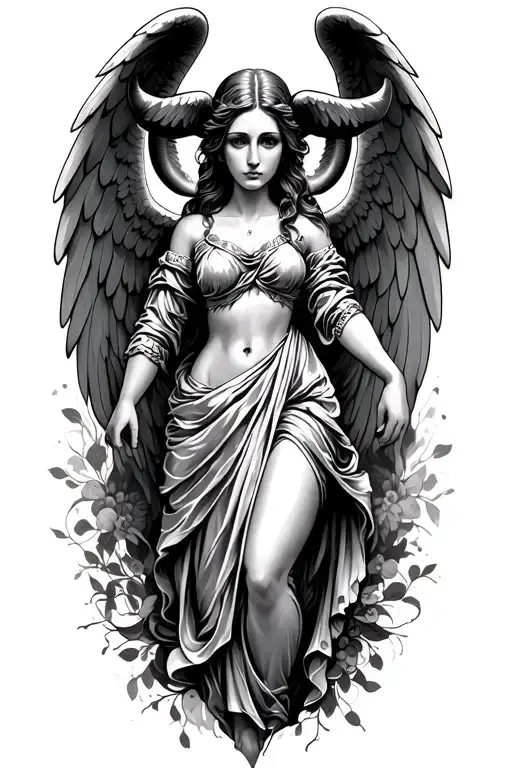 Aries Zodiac Sign Female Angel