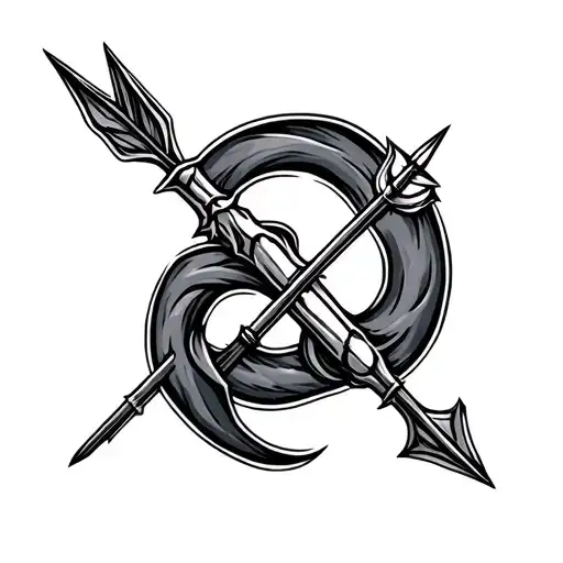 Trident As The Arrow On A Bow