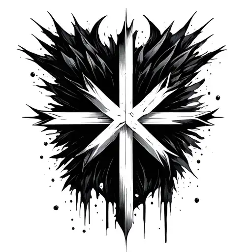 Negative Space Cross
