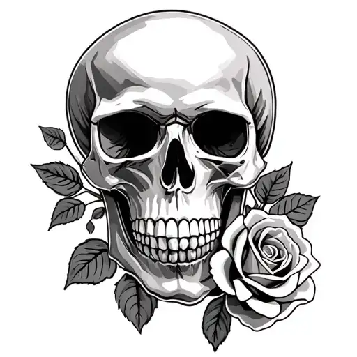 Skull And Roses