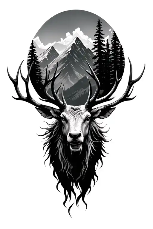 Mountain Forest Wendigo