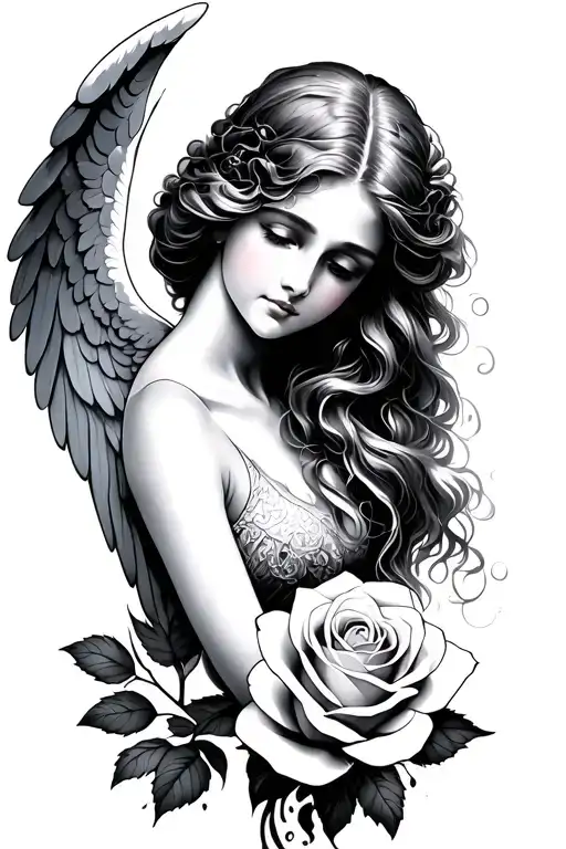 Rose And Angel
