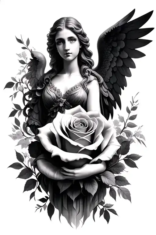 Rose And Angel