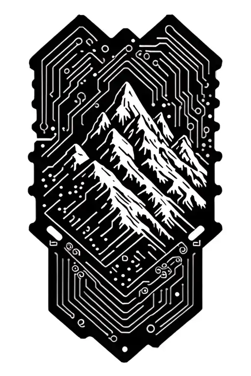 Mountain Circuit Board Design