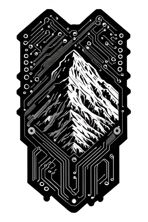 Mountain Circuit Board Design