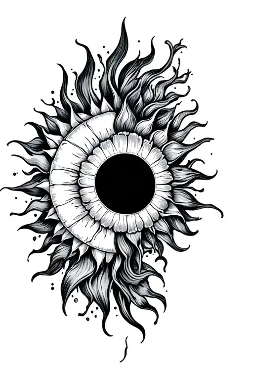 Add To My Existing Sun Tattoo Down The Spine
