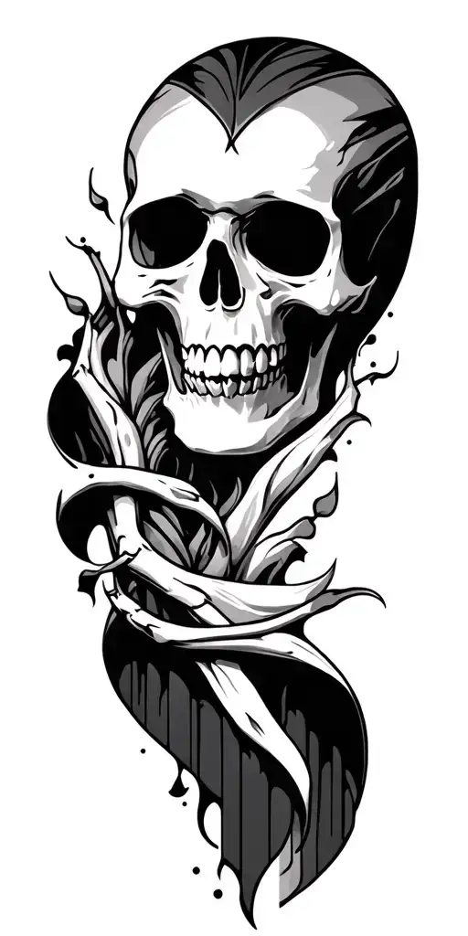 Death Skull Design