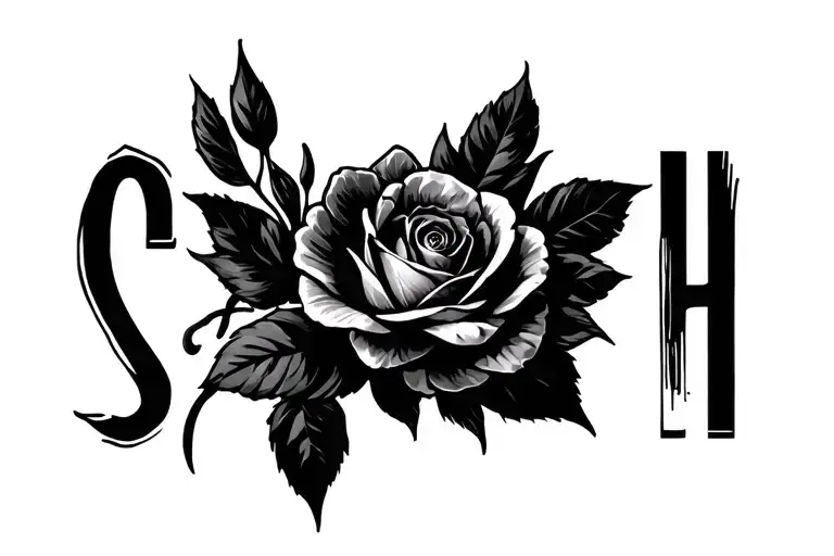 Scratch Longways Coverup Tattoo Design