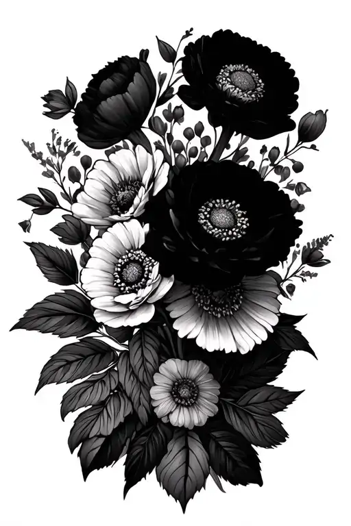 Birth Flower Bouquet