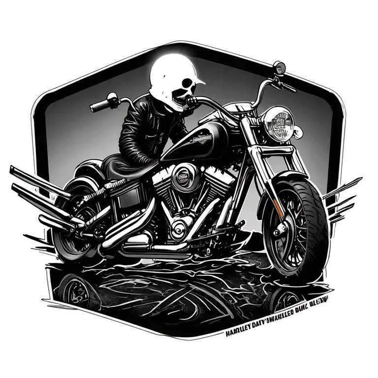 Back Piece Harley Davidson Motorcycle