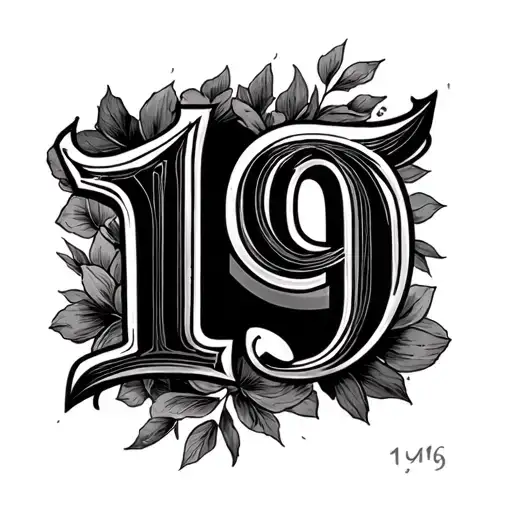 Letter Lm And Number 19