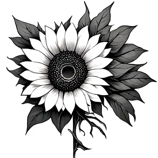 Cross With Sunflower