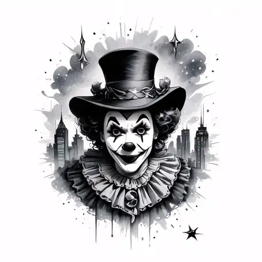 Starlight And City And Clown