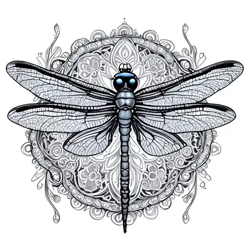 Mandala Dragonfly