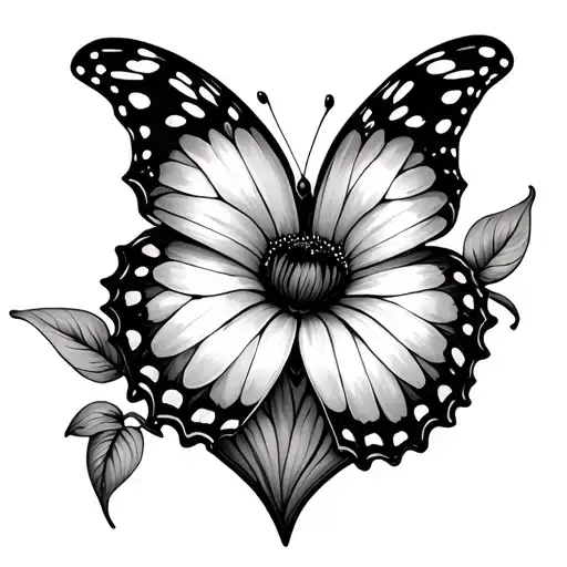 Butterfly Heart Flower