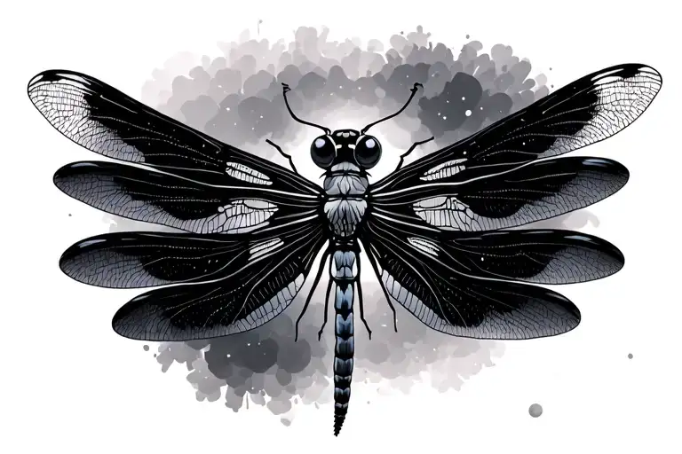 Dragonfly Hovering Tattoo idea