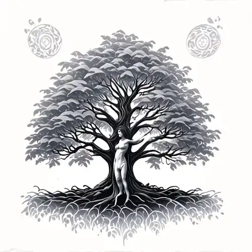 Adam And Eve Tree Of Life Tree